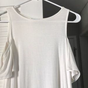 Kimchi blue white cold shoulder top
